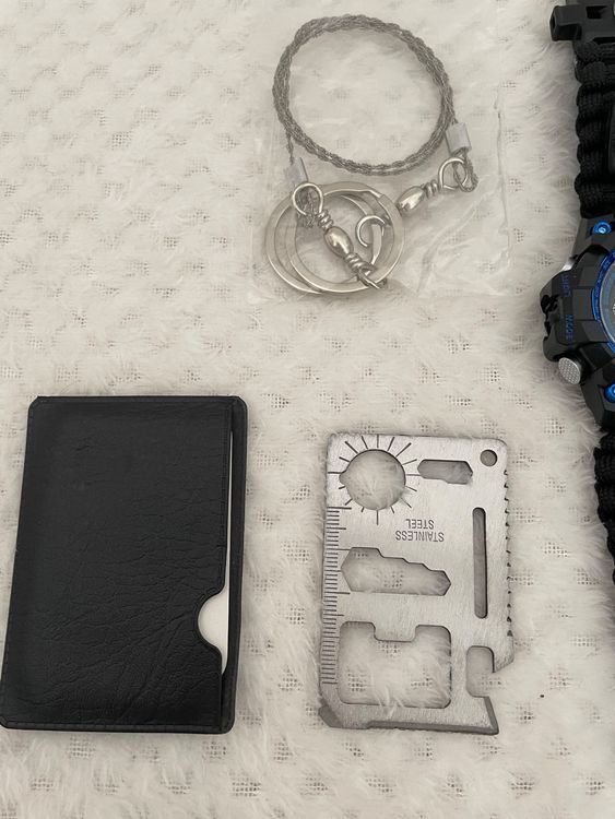 Orologi: Armbanduhr Kompass Draht Messer – Nuovo (secondo la descrizione) da Zürich venduto da Sarameier 5