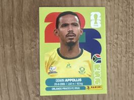 Panini FIFA World Cup 2026 Sticker Oswin Appollis RSA 20