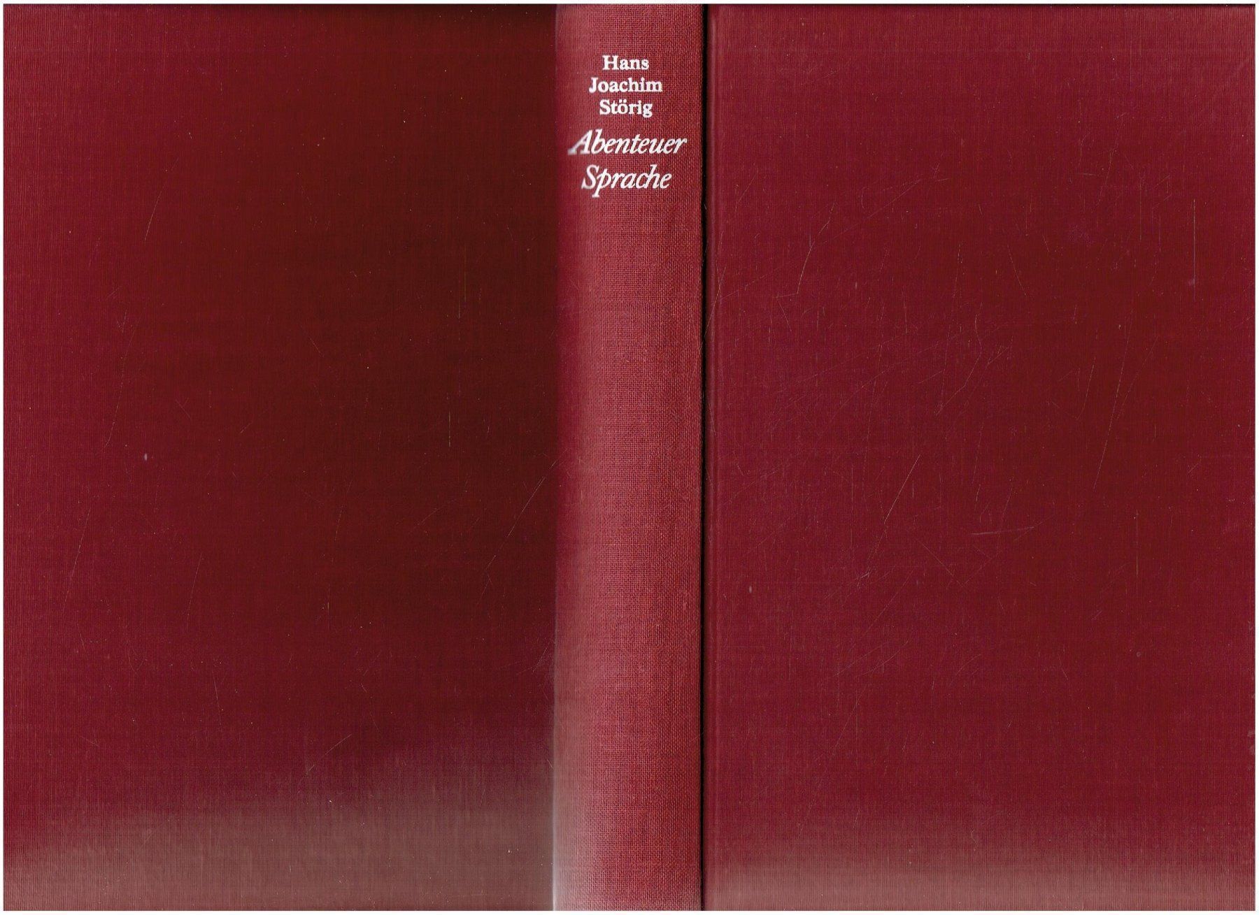 Libri: Abenteuer Sprache  Hans Joachim Störig – Usato da Flims - Dorf venduto da Stagediver