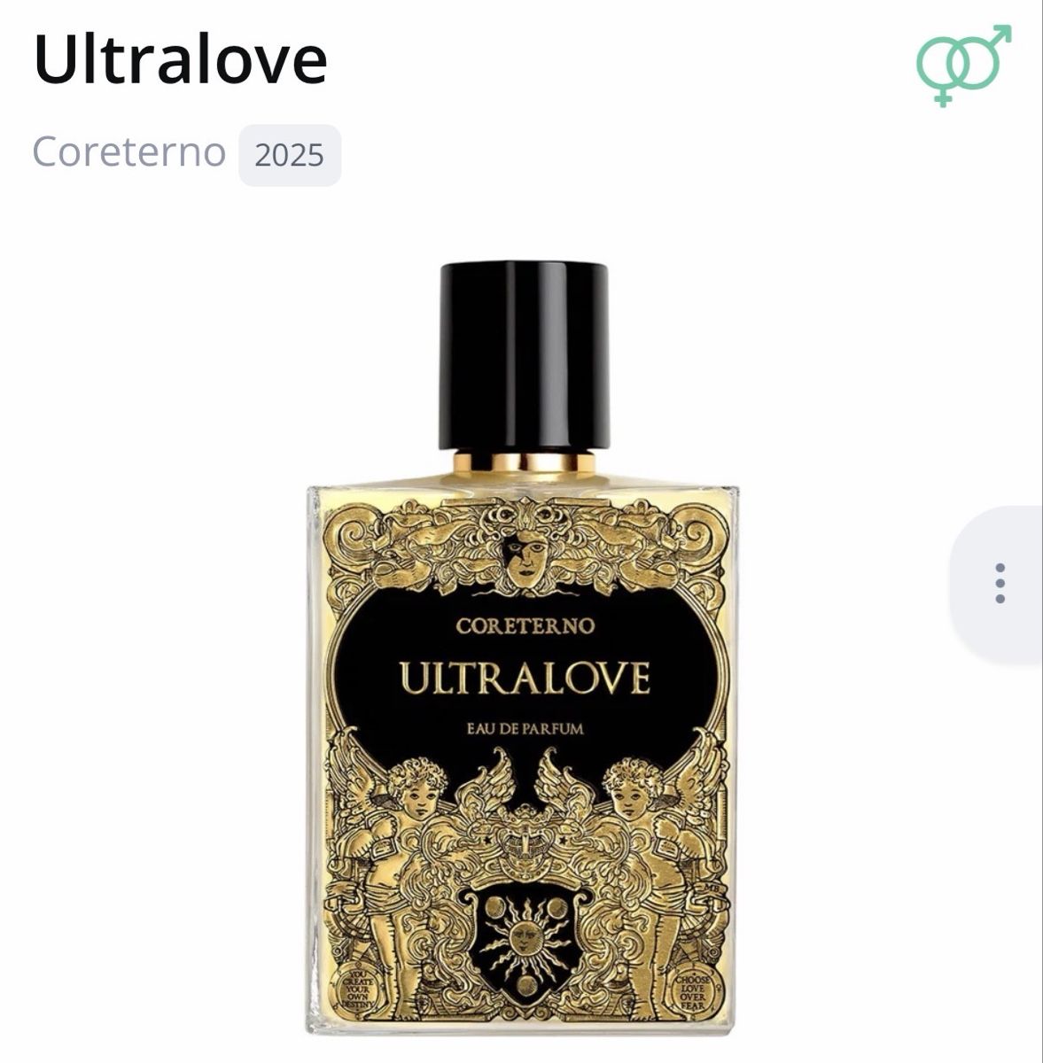 Profumi & Eau de Toilette: Ultralove Eau de Parfum von Coreterno 10ml Miniature – Nuovo (secondo la descrizione) da Meierskappel venduto da Philium