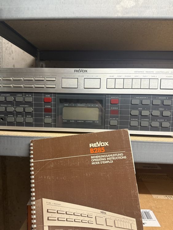 Revox B285 Receiver - Vintage Hi-Fi Klassiker mit Anleitung (Defekt) in ...