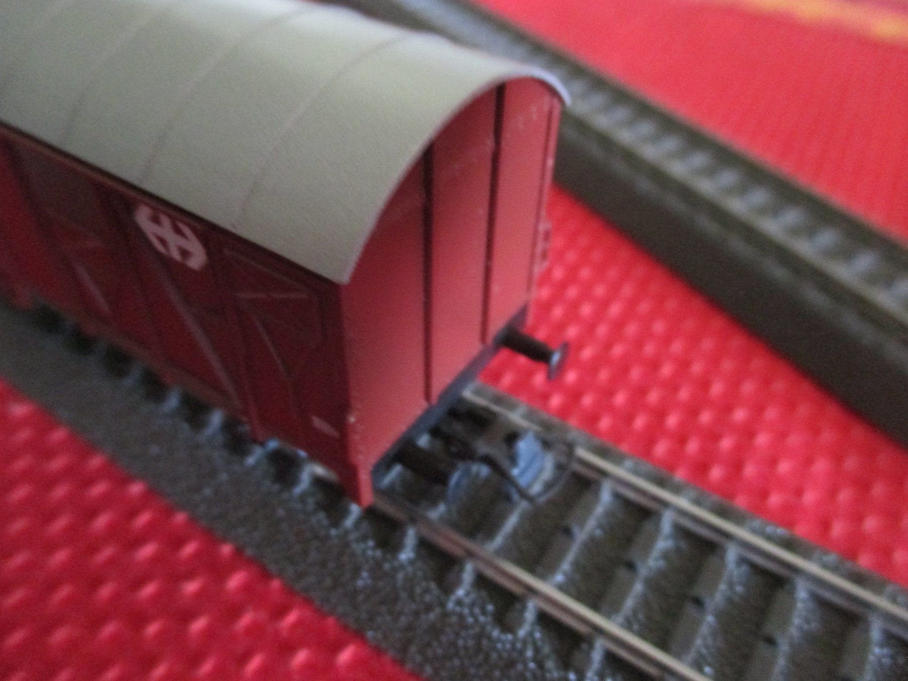 Roco Modellini di ferrovie: Roco SBB Güterwagen Gs AC – Usato da Breitenbach venduto da anti11 1