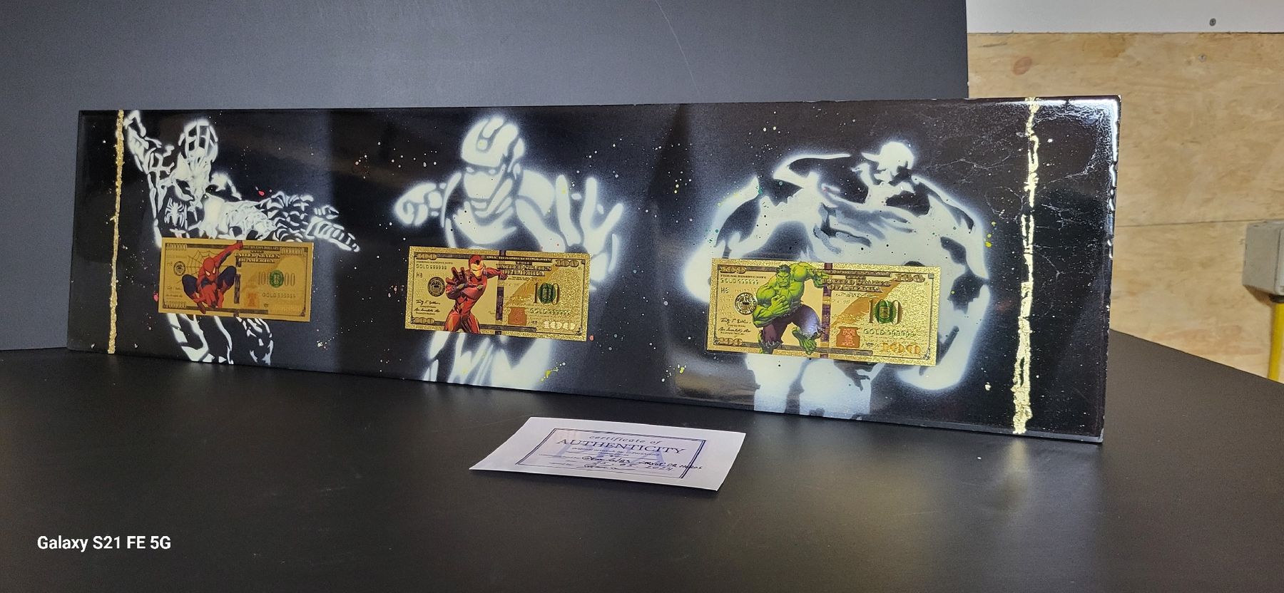 Dipinti: Tableau Marvel Unique - Édition Limitée Banksy style! – Nuovo e nell'imballaggio originale da Cheseaux-Lausanne venduto da ped_ccj9 8