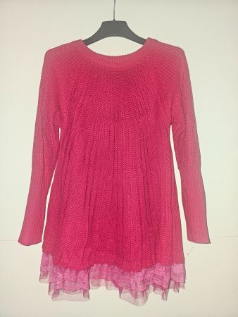 Pull Rose framboise
