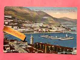 1915 250 Monaco. Vue sur Le Port, La Condamine et Monte Carl