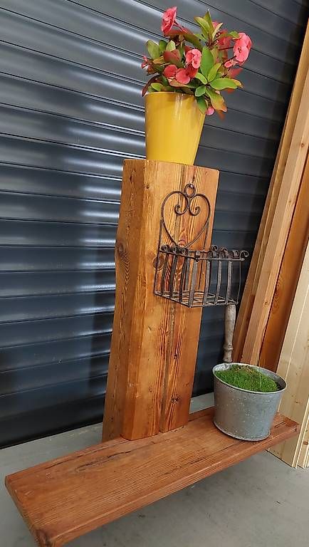 Tutte le decorazioni: Balken Möbel Eingang Pflanzenmöbel Deko – Usato da Amlikon-Bissegg venduto da SteHof 1