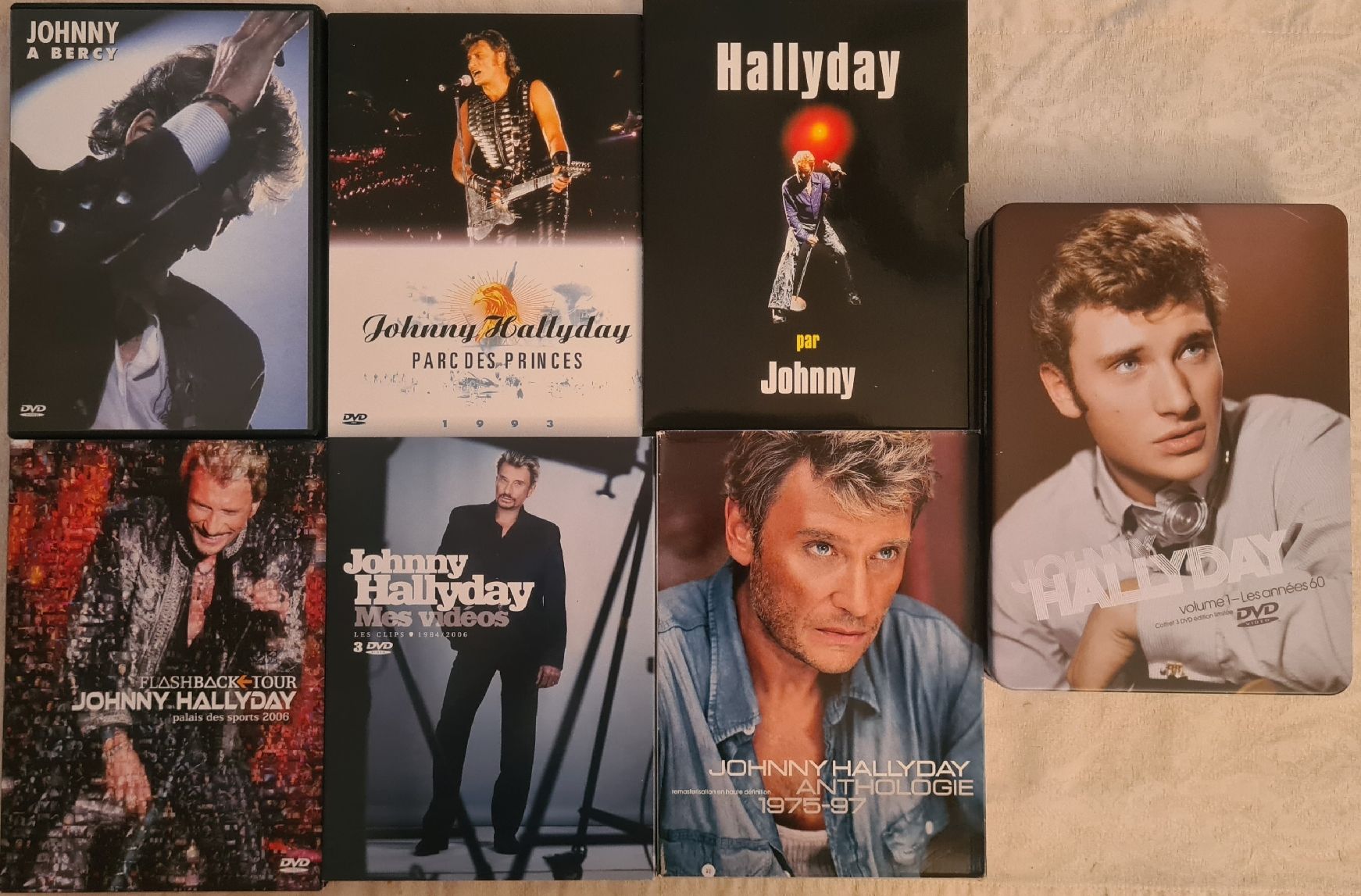 grande collection DVD et CD Johnny Hallyday, lot complet (Neu (gemäss ...