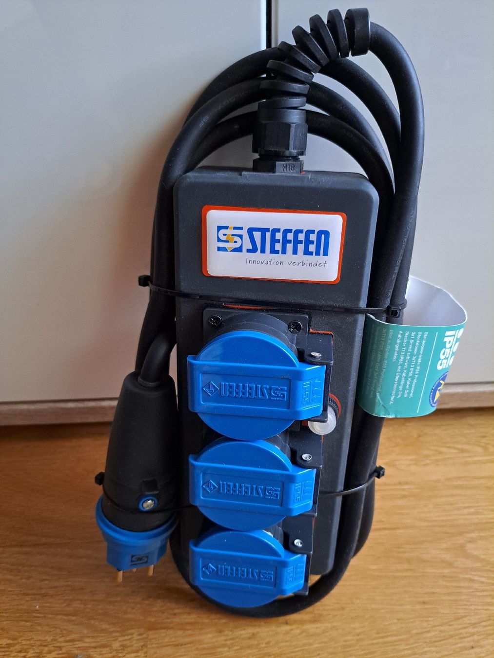 Spine: STEFFEN Industrie-Steckerleiste 3m IP55 – Nuovo e nell'imballaggio originale da Morens FR venduto da Kiscica