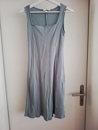 H&M Mama Kleid hellblau Gr. S