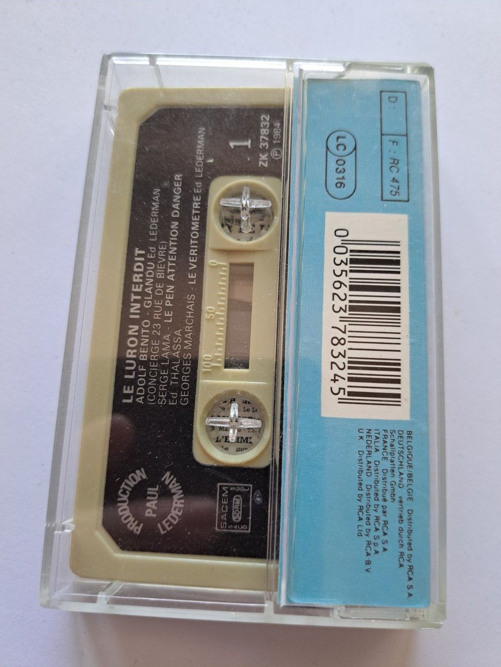 Cassettes audio: Cassette Thierry Le Luron - Interdit  – D'occasion à Pully par bro_n52j 1