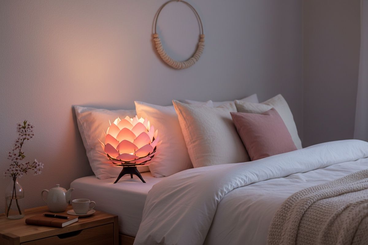 Lampade: Sakura Lotus Bloom Lampe – Nuovo e nell'imballaggio originale da Wollerau venduto da Jazzy5 2