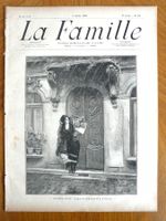journal  La Famille, Paris - 09.07.1905 vintage collage