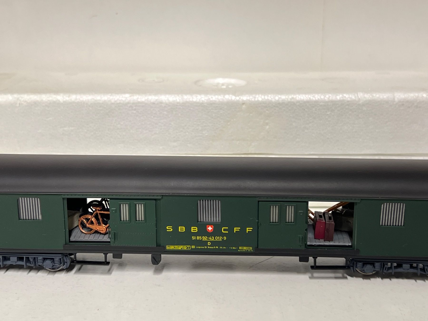 Metropolitan Modellini di ferrovie: Metrop 7080  SBB  Fourgon-Gepäckwagen H0 DC – Usato da Neuenhof venduto da ludovicco 1