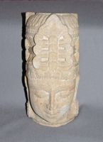Sehr fein ausgearbeiteter Kopf eines Khmer-Adligen/Priesters