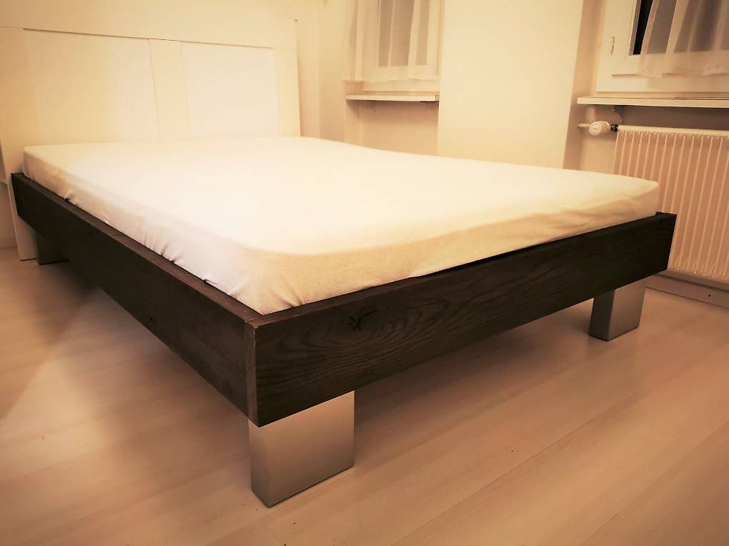 Betten: Massivholz Bett Eiche 180 x 200 – Gebraucht aus Horw von LorisOo