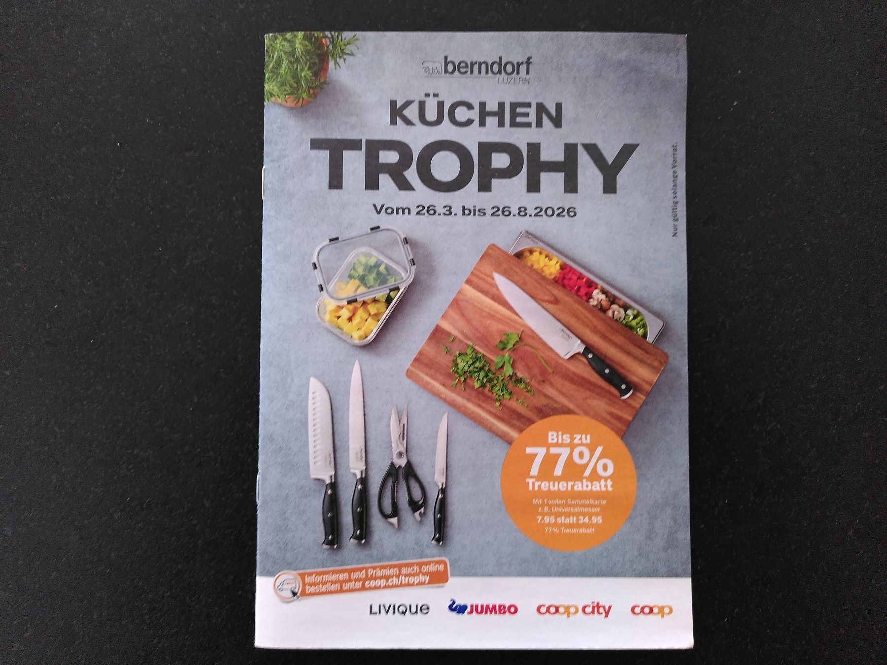 Coop Raccolte di bollini & punti: Coop Küchen TROPHY (4 volle Karten) – Nuovo (secondo la descrizione) da Zuchwil venduto da Biber413 1