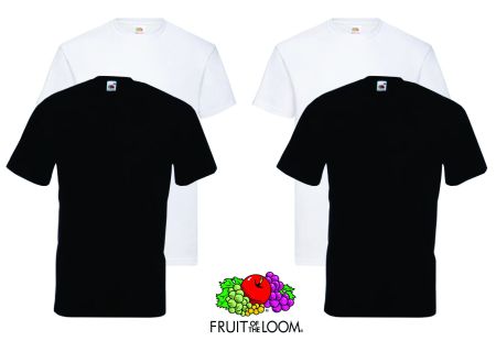 4 Stk. Herren T-Shirts Fruit of the Loom Valueweight Gr.XL