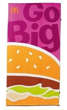 Teli da bagno: McDonalds Badetuch "Go Big" NEU! – Nuovo e nell'imballaggio originale da Oftringen venduto da Leleni