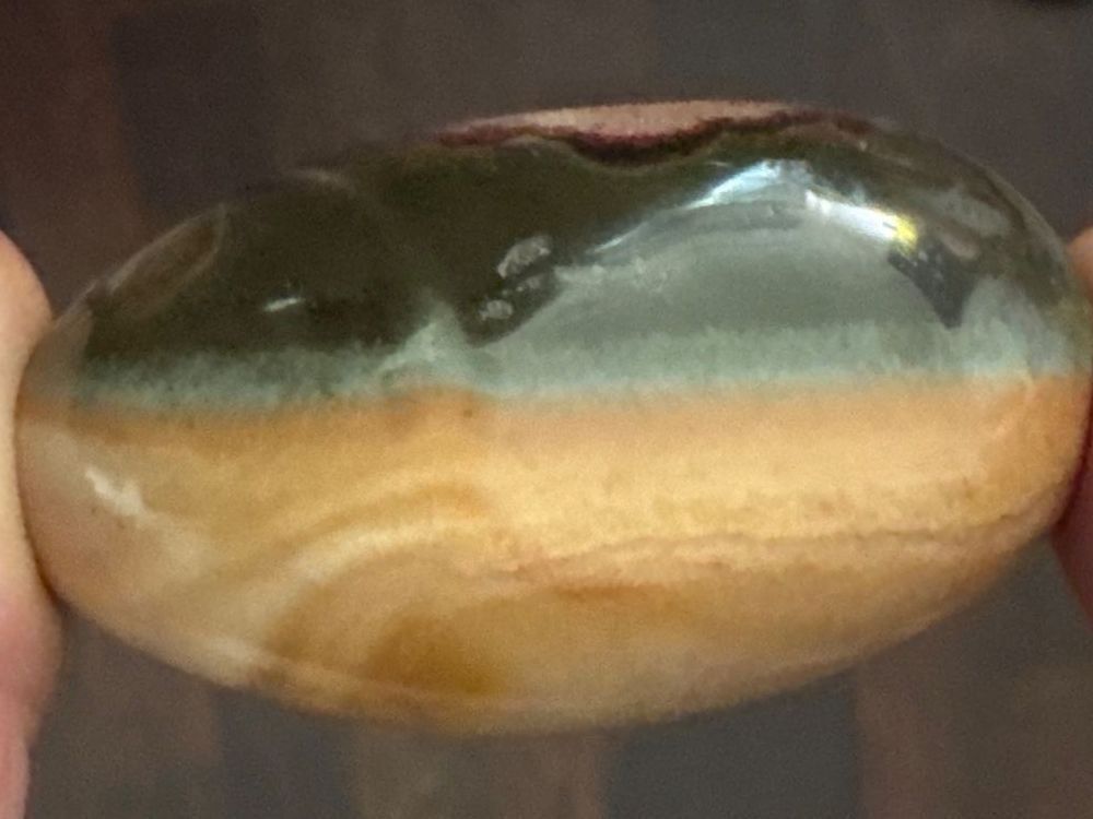 Minerali & Pietre curative: Polychromer Jaspis - Stein, ca. 6 x 3.5 cm – Nuovo (secondo la descrizione) da Zürich venduto da Tarafo5 1