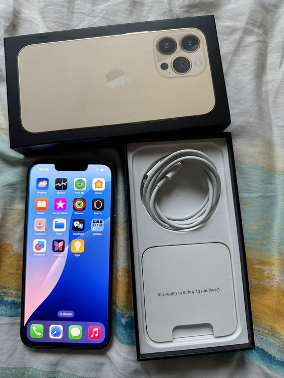 iPhone 13 Pro, 128 GB, Gold Top Zustand! OVP (Gebraucht) in Langenthal ...