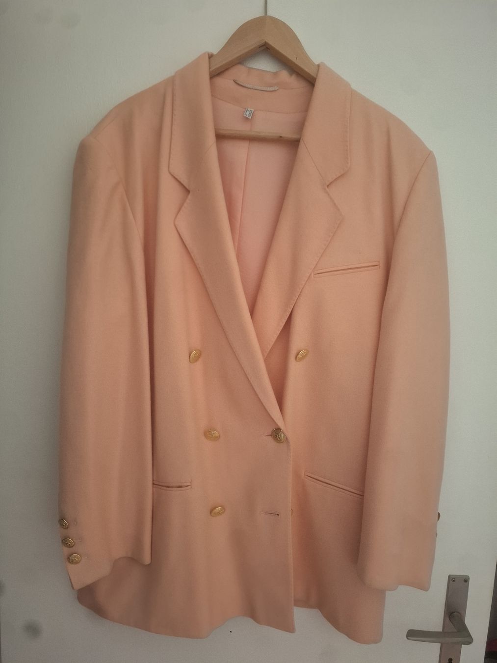 Peter Hahn Jacken: Blazer Schurwolle lachsfarben Gr 46 – Neu (gemäss Beschreibung) aus Zürich von sil_2yhh