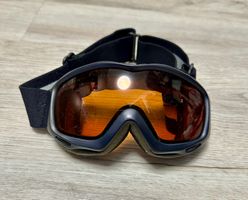 Kinder Skibrille grau ca 6-9 J Kinderskibrille