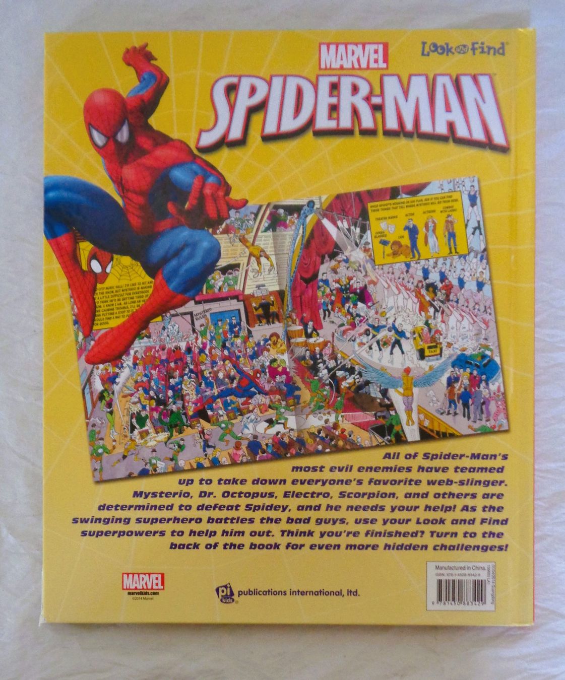 Libri: Marvel Spider Man / Wimmelbuch englisch / Look and Find – Usato da Bellach venduto da JingleJerry 7