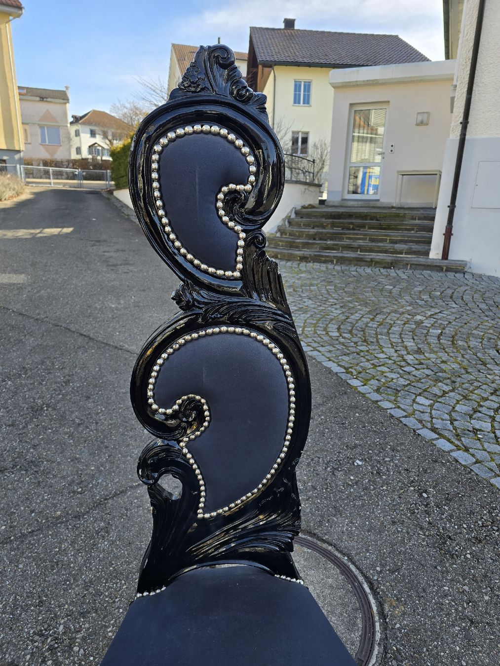Sedie: Schwarzer Barock Stuhl, Top Zustand, ein echtes Schnäppchen! – Usato da Mettlen venduto da elios0888 3