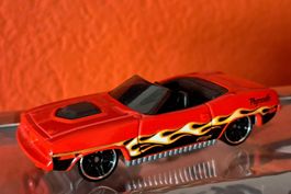 Plymouth Cuda Barracuda 1970, 1:64, Modell Metall HotWheels