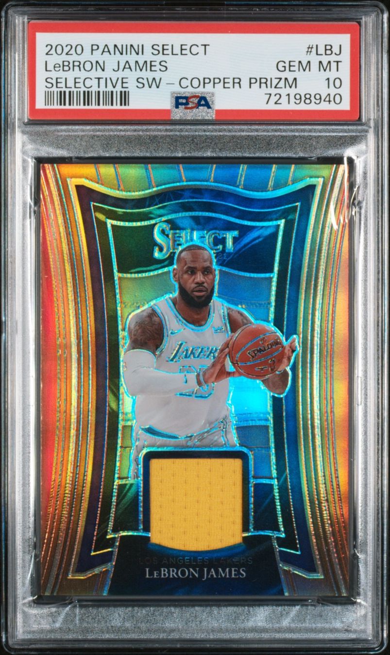 Nba Sammelbilder & Trading cards: NBA LeBron James PSA 10 GAME WORN /49 !! Rare – Gebraucht aus Moudon von AndreSR89