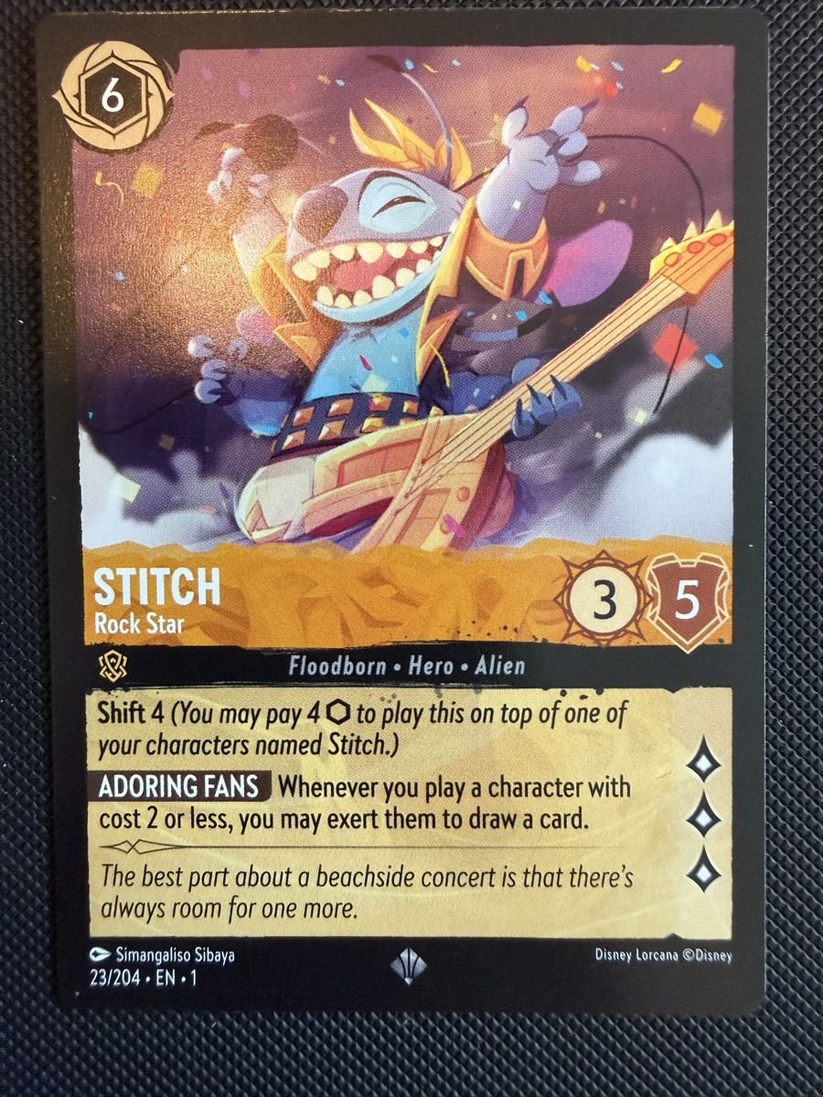 Disney Sammelbilder & Trading cards: Stitch - Rockstar – Neu (gemäss Beschreibung) aus Allenwinden von nam_1988