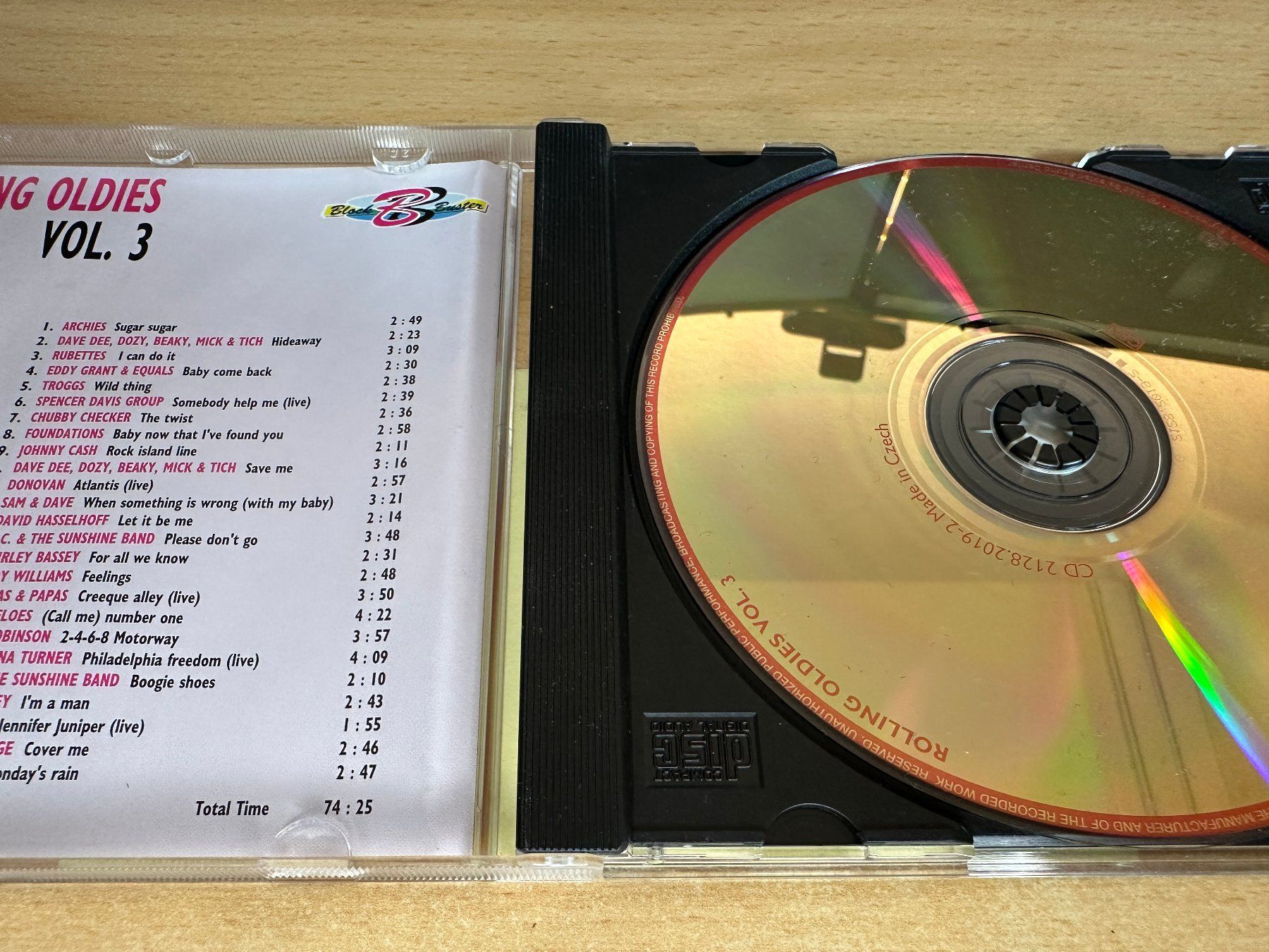 CDs: H8 Various – 25 Rolling Oldies Vol. 3 – Gebraucht aus Rikon im Tösstal von Alpenmutz 2