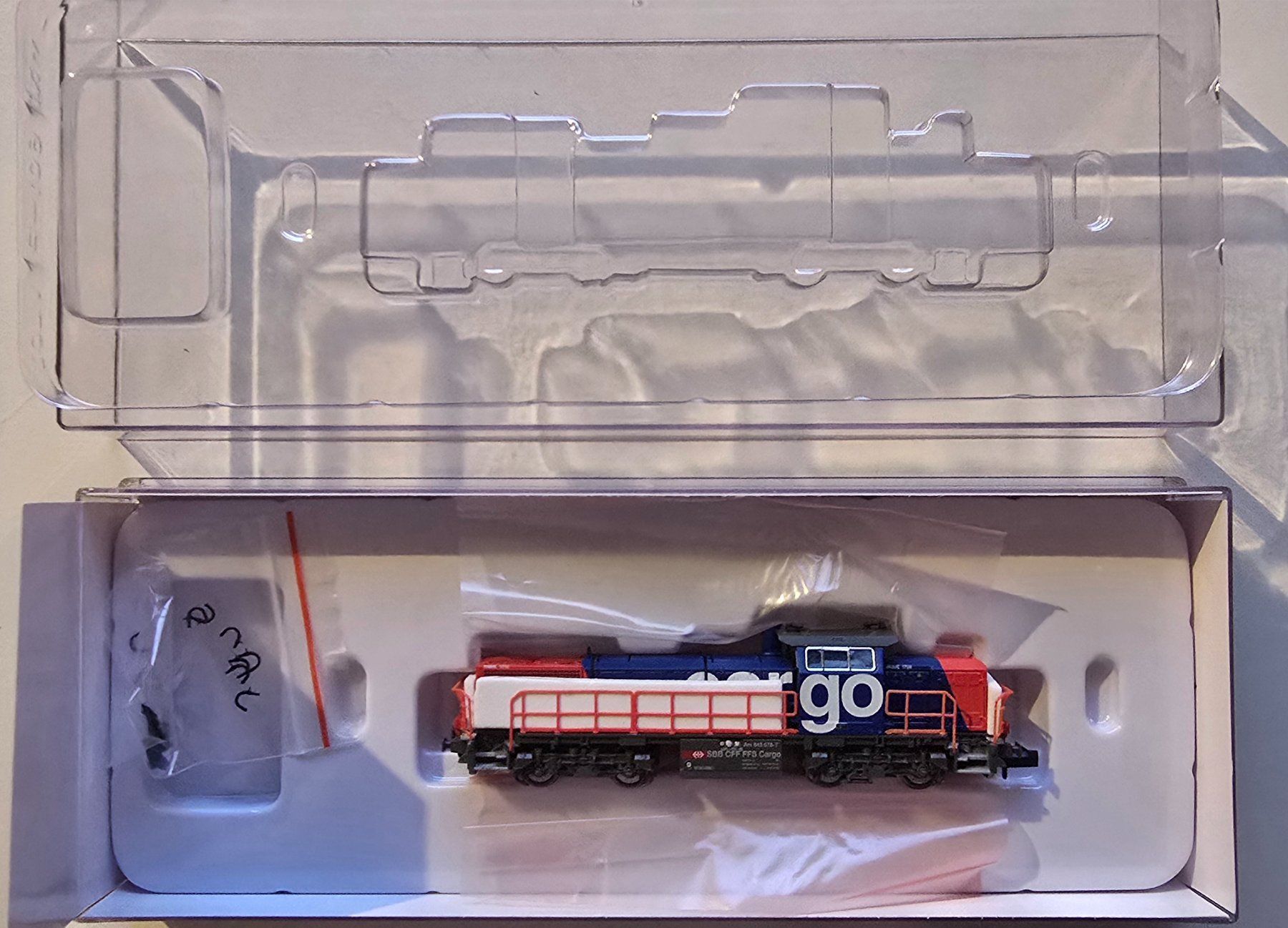 Hobbytrain Modellini di ferrovie: Spur N Hobbytrain 2943 Am843 "SBB Cargo" – Nuovo e nell'imballaggio originale da Eggenwil venduto da Sonygeil