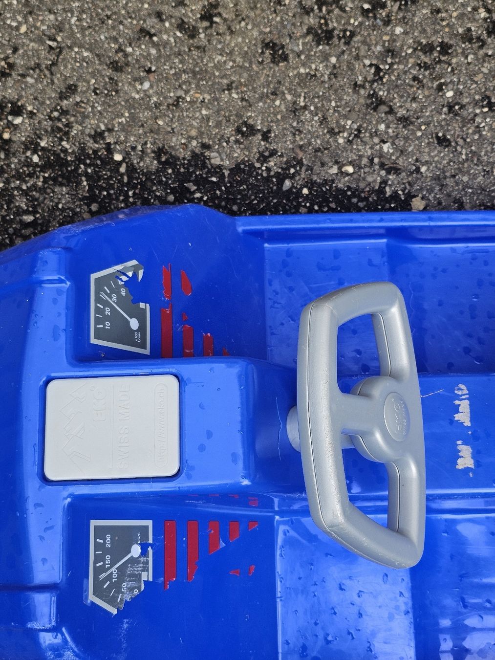 Slitta: Luge Snow Jet 120 bleue – Usato da Bulle venduto da Bflowx 2