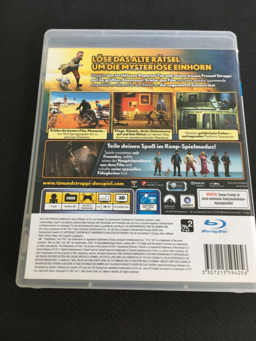 Sony Giochi: Tim und Struppi - Playstation 3 / PS3 – Usato da St.Gallen venduto da Punktchen01 1