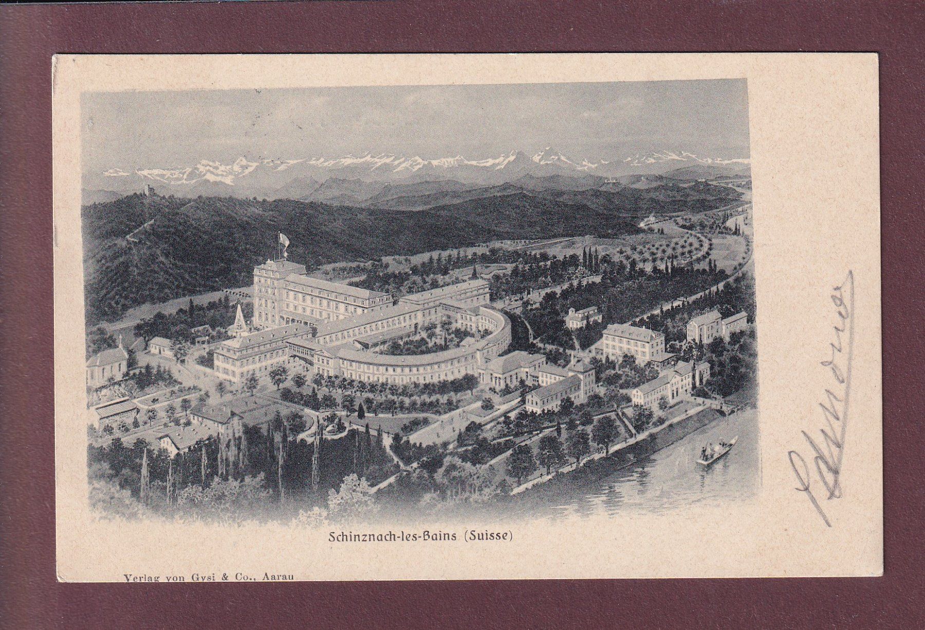 Ansichtskarten: SCHINZNACH BAD - 1906 – Gebraucht aus Pully von nicecards
