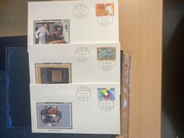 Schweiz 1985 illstr. FDC Satz Ereignisse Herbst Ortsstempel