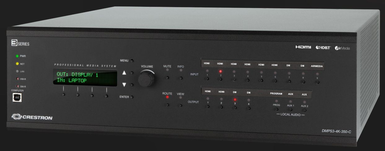 Lettore multimediale & Streamer: Crestron DMPS3-4K-350-C - 4K Präsentationssystem – Usato da Rothenburg venduto da BildundTon