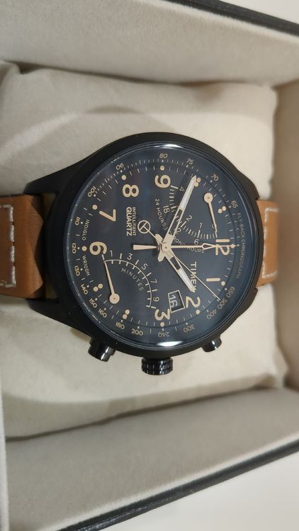 Timex Orologi: Timex Fly-Back Chronograth – Nuovo e nell'imballaggio originale da Rüfenacht BE venduto da swalin 1