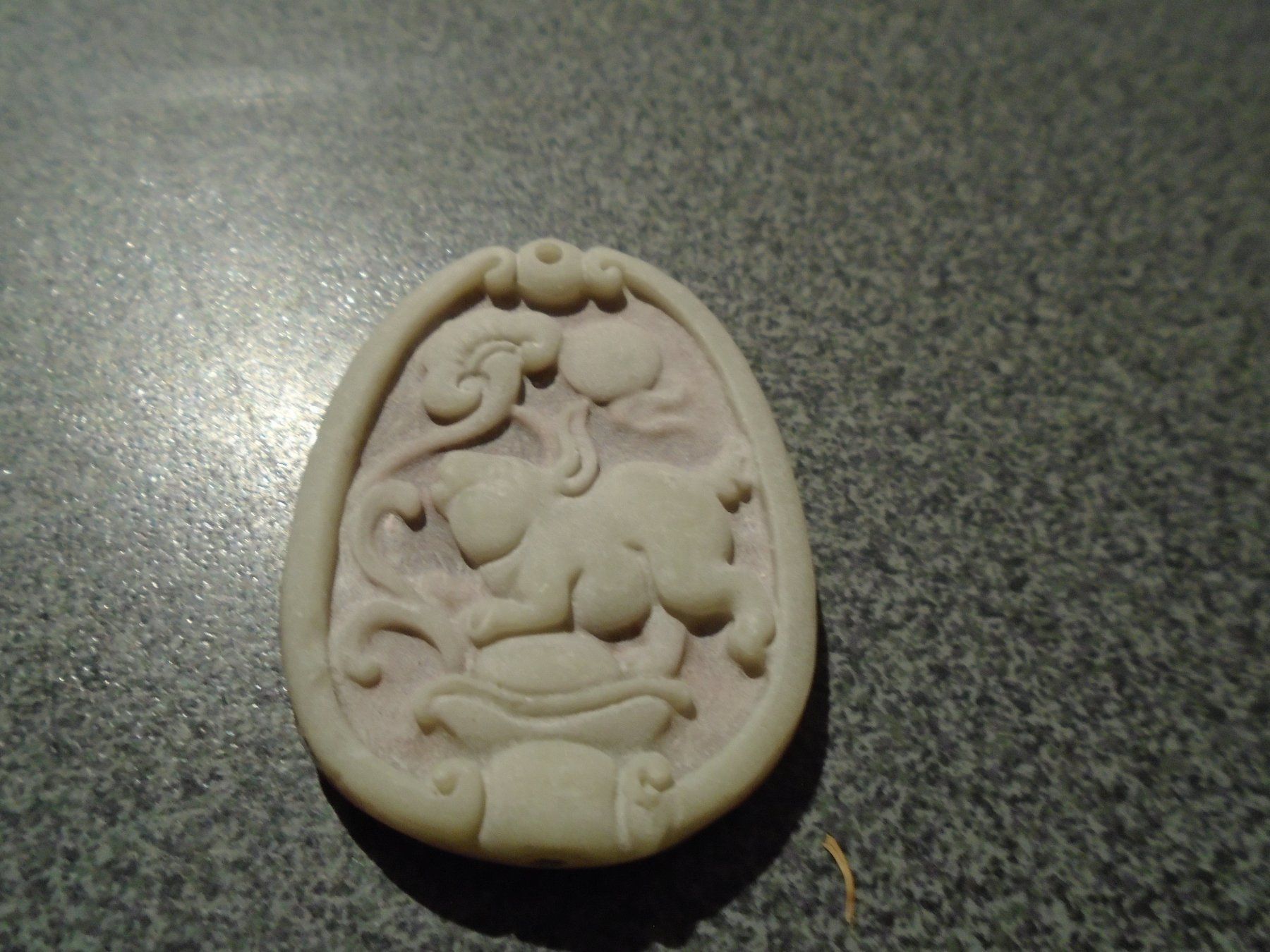 Pendentifs: Anhänger Schwein, grau, oval – Neuf avec emballage d'origine à Zürich par abraxas1291