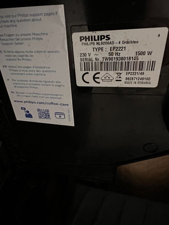 Philips Macchine per caffè & Macchine per espresso: (DEFEKT) Philips nl9206ad-4 Kaffeemaschine – Difettoso da Döttingen venduto da Momala_Market 2