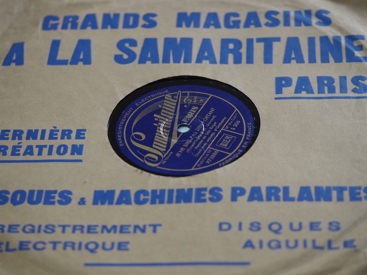 Dischi in vinile: DISQUES 78 TOURS – Usato da Lausanne venduto da Leag 4