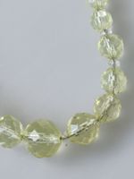 Halskette Collier Citrin facettiert 45cm