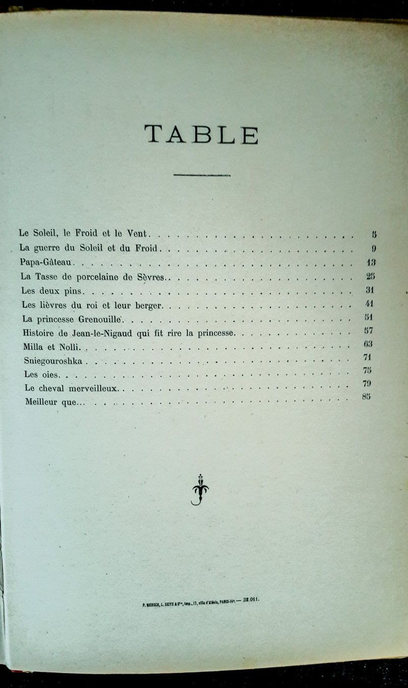 Bücher: Contes soleil neige vent Auroy 1924 – Gebraucht aus Tavannes von Nekosumi 7