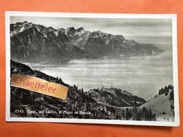 1343 Caux. Lac Léman, et Alpes de Savoie
