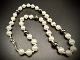 Elegante Perlenkette, Vintage