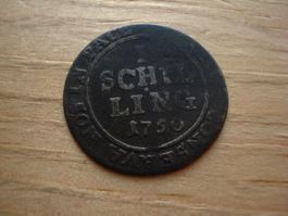 (N5) Zürich Schilling 1750