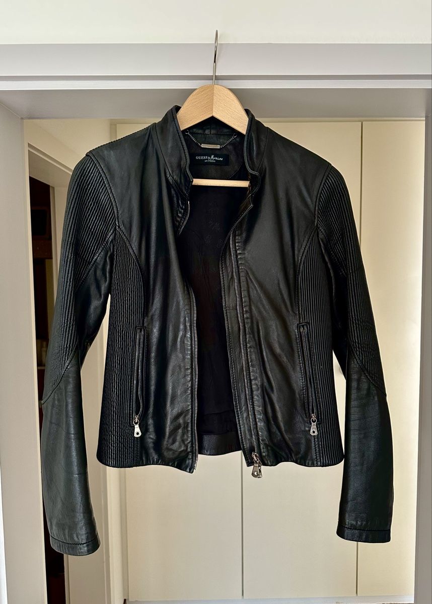 Guess Giacche: Guess Lamb Leather Jacket - Size S – Usato da Kilchberg ZH venduto da kku_pv69 4
