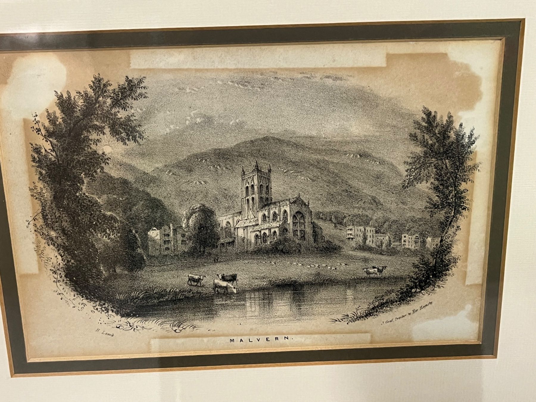 Gemälde: Great Malvern in Worcestershire, England – Gebraucht aus Basel von PAUL_ART 1