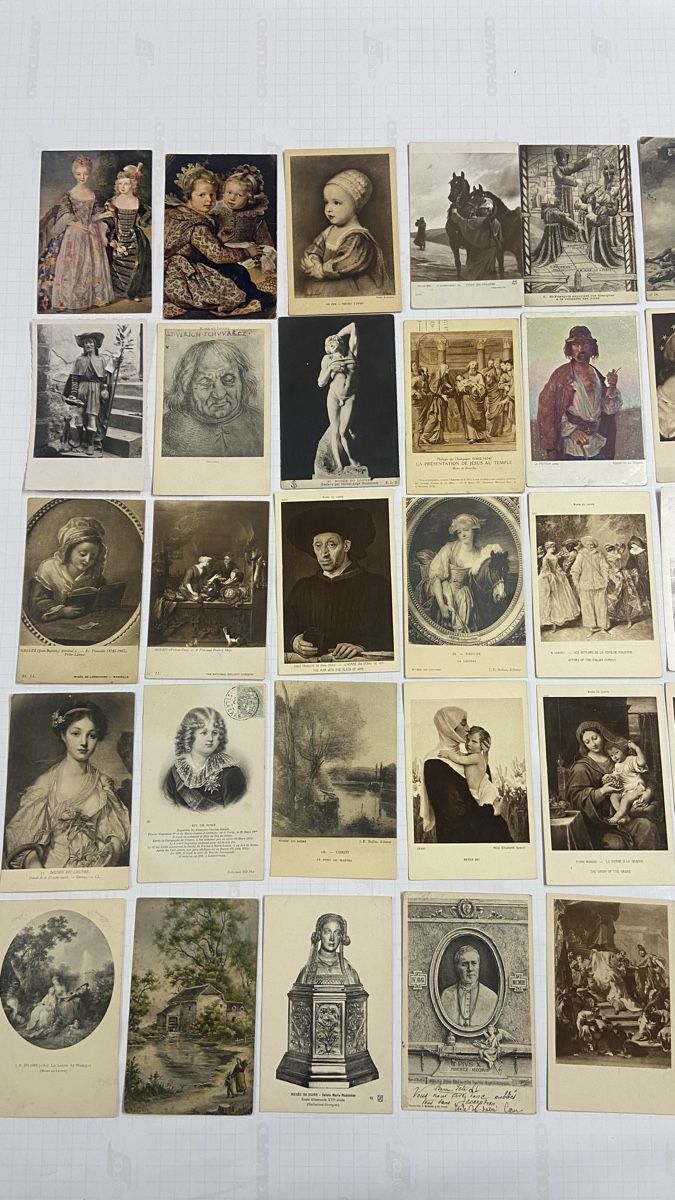 Cartes postales: 280 Cartes postales anciennes Tableaux Alte Ansichtskarten – D'occasion à Basel par ste_rth9 5